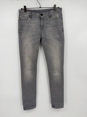 Brunello Cucinelli Gray Skinny Jeans Women Size 40 US 4 Italian Designer Luxury